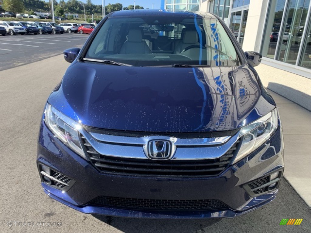 2020 Odyssey EX-L - Obsidian Blue Pearl / Gray photo #3