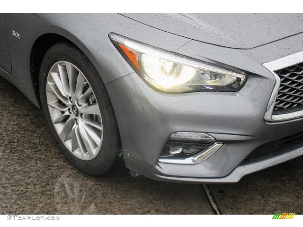 2019 QX50 Luxe - Graphite Shadow / Wheat photo #10