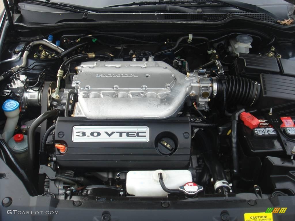 2003 Accord EX V6 Sedan - Graphite Pearl / Black photo #9