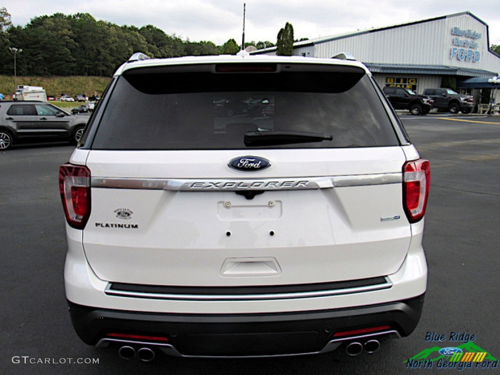 2019 Explorer Platinum 4WD - White Platinum / Medium Soft Ceramic photo #4