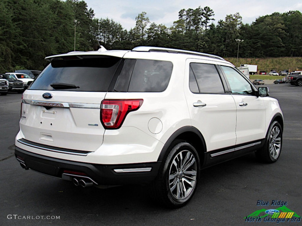 2019 Explorer Platinum 4WD - White Platinum / Medium Soft Ceramic photo #5