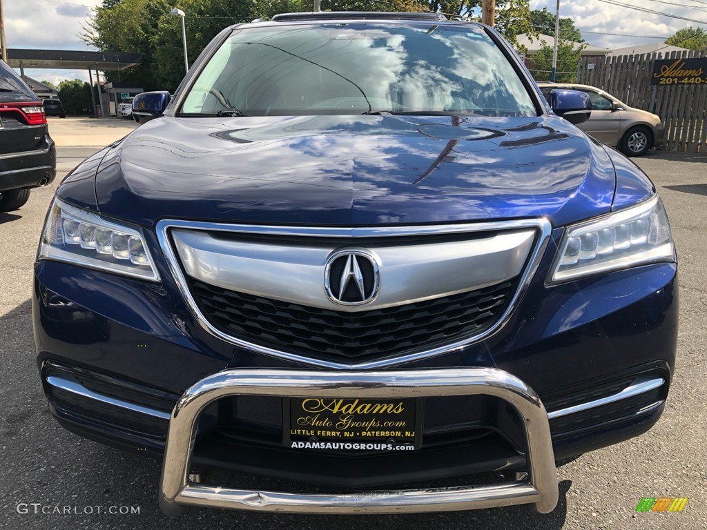 2014 MDX SH-AWD Technology - Fathom Blue Pearl / Graystone photo #2