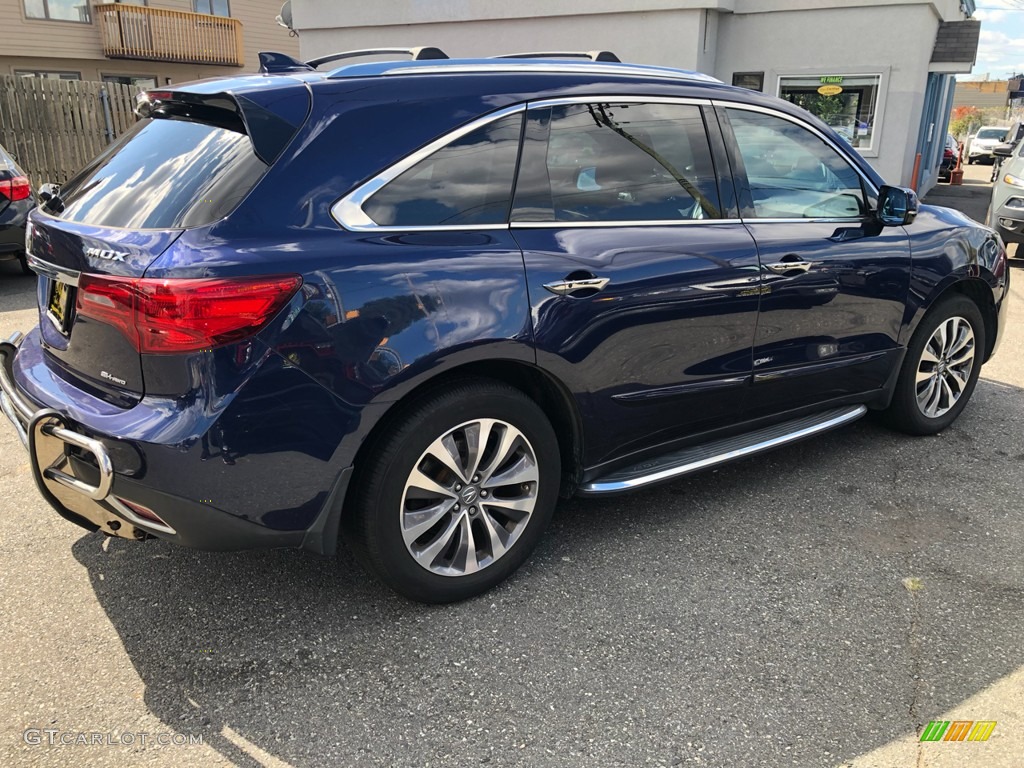 2014 MDX SH-AWD Technology - Fathom Blue Pearl / Graystone photo #5