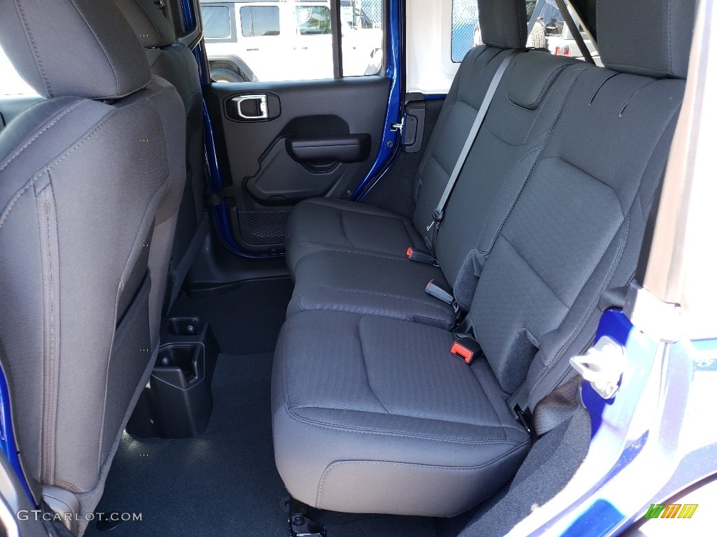 2020 Wrangler Unlimited Sport 4x4 - Ocean Blue Metallic / Black photo #6