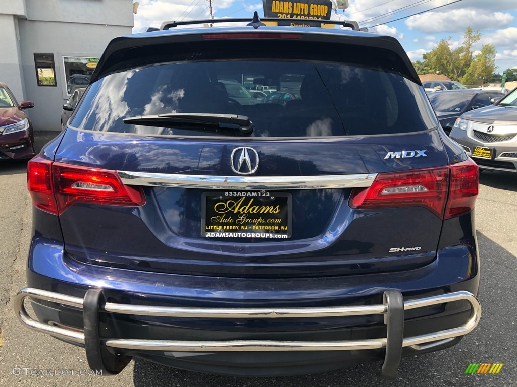 2014 MDX SH-AWD Technology - Fathom Blue Pearl / Graystone photo #6