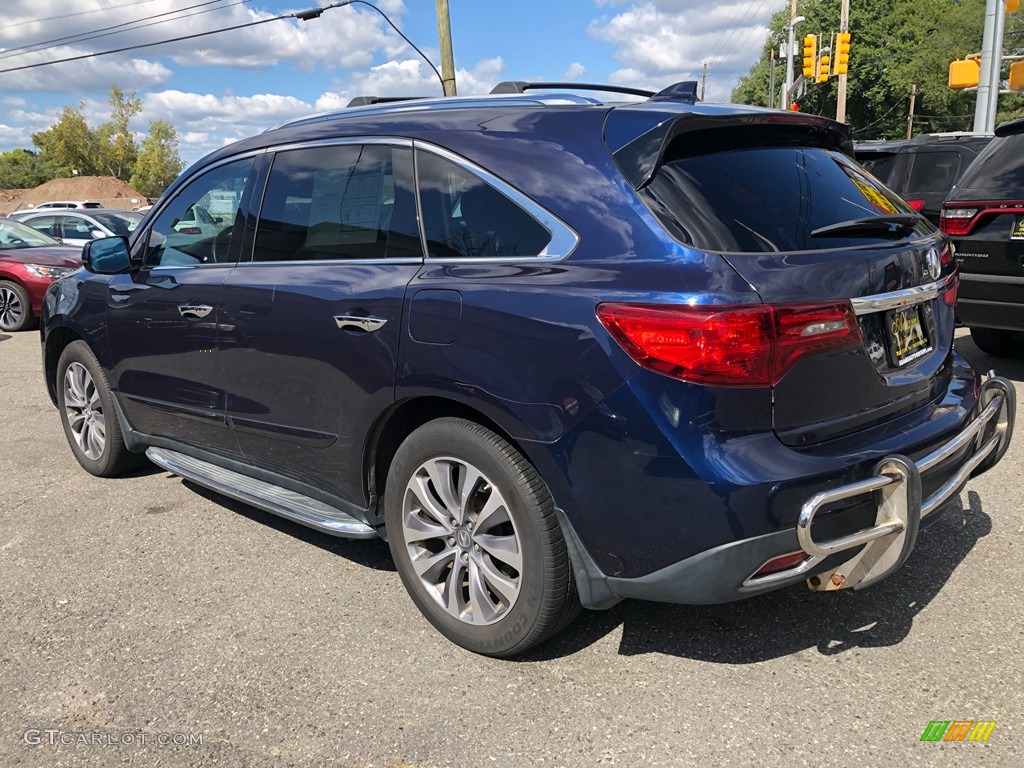 2014 MDX SH-AWD Technology - Fathom Blue Pearl / Graystone photo #7