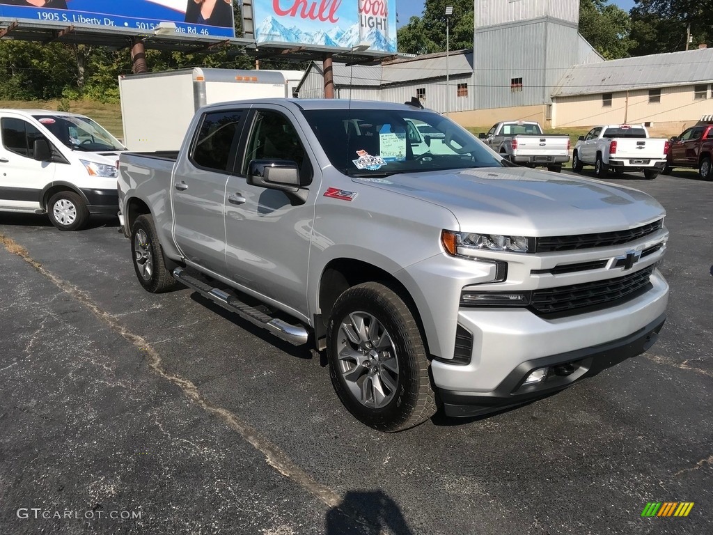 Silver Ice Metallic 2019 Chevrolet Silverado 1500 RST Crew Cab 4WD Exterior Photo #135283506