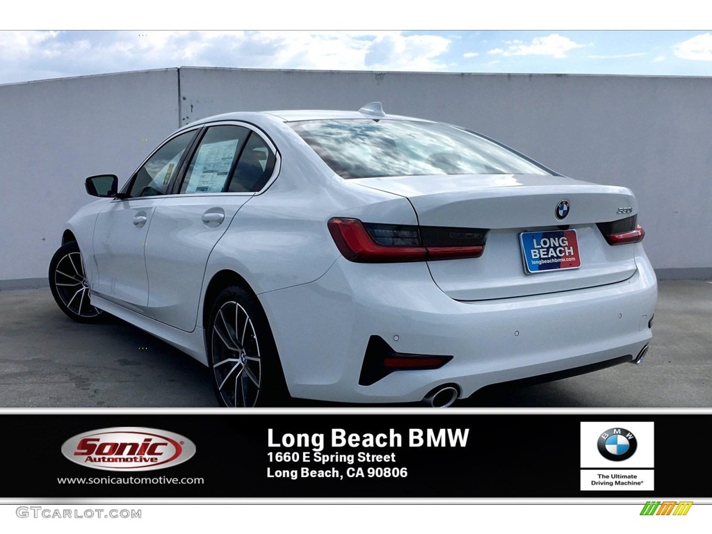 2020 3 Series 330i Sedan - Alpine White / Black photo #2