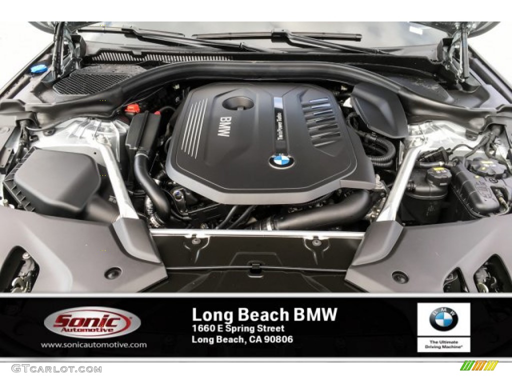 2019 5 Series 540i Sedan - Glacier Silver Metallic / Black photo #8