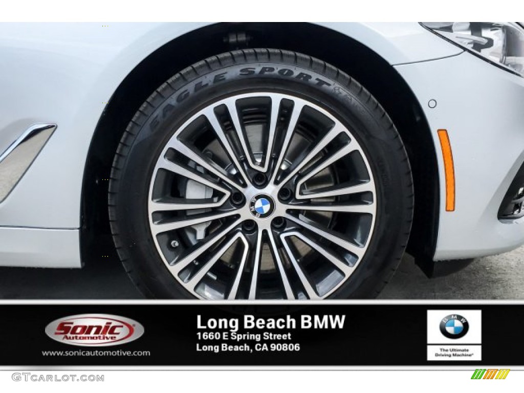 2019 5 Series 540i Sedan - Glacier Silver Metallic / Black photo #9