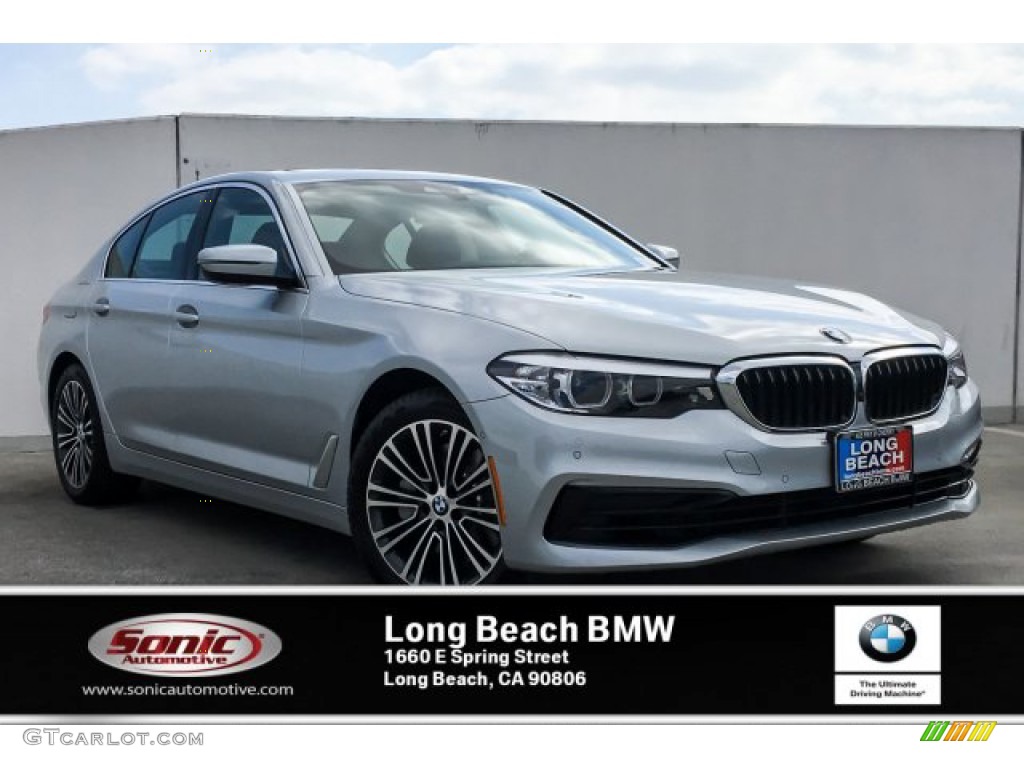 2019 5 Series 540i Sedan - Glacier Silver Metallic / Black photo #10