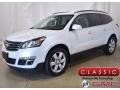 Iridescent Pearl Tricoat 2017 Chevrolet Traverse LT AWD
