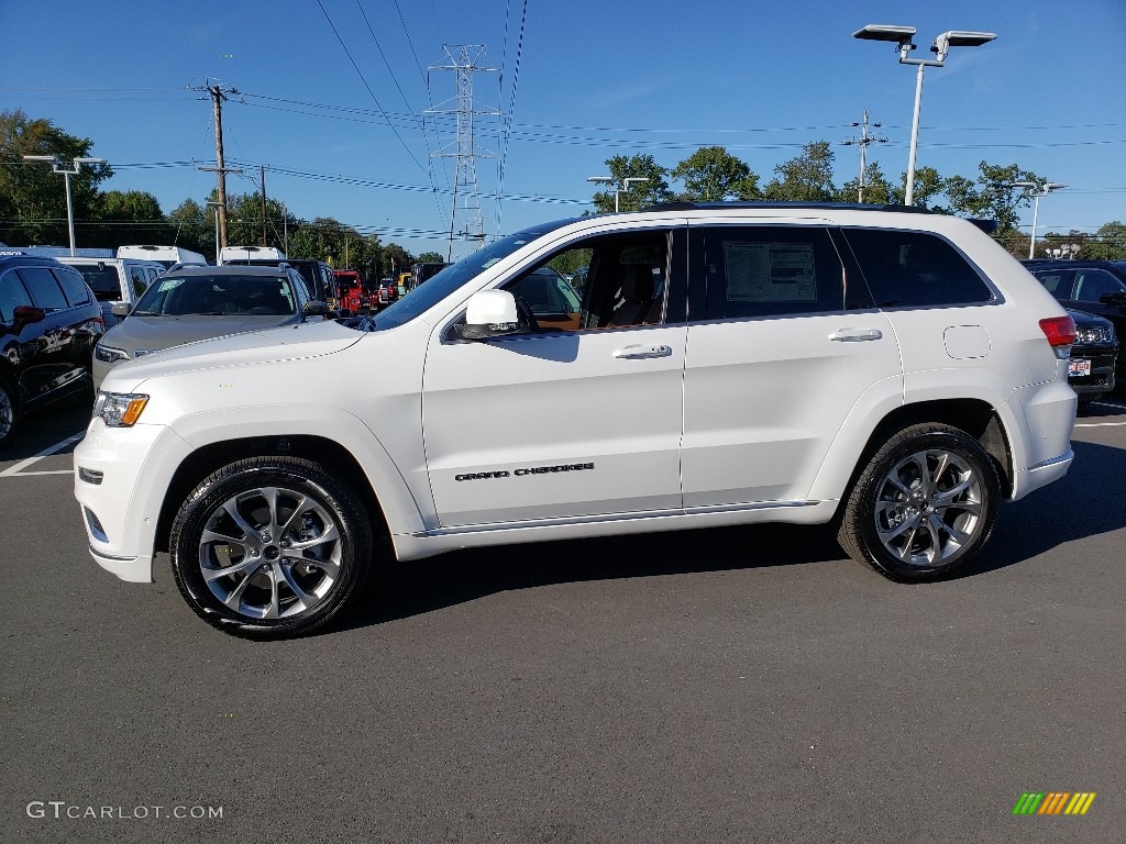 Bright White 2020 Jeep Grand Cherokee Summit 4x4 Exterior Photo #135289286