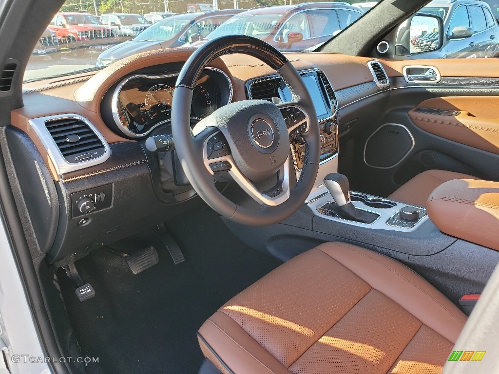 Dark Sienna Brown/Black Interior 2020 Jeep Grand Cherokee Summit 4x4 Photo #135289391