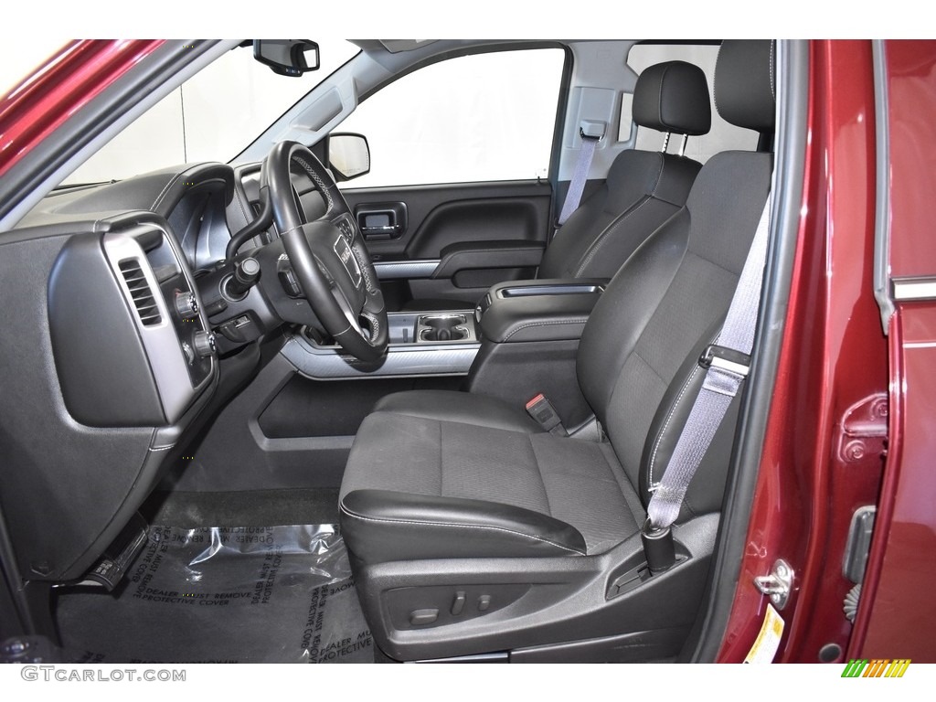 2015 Sierra 1500 SLE Double Cab 4x4 - Sonoma Red Metallic / Jet Black photo #7