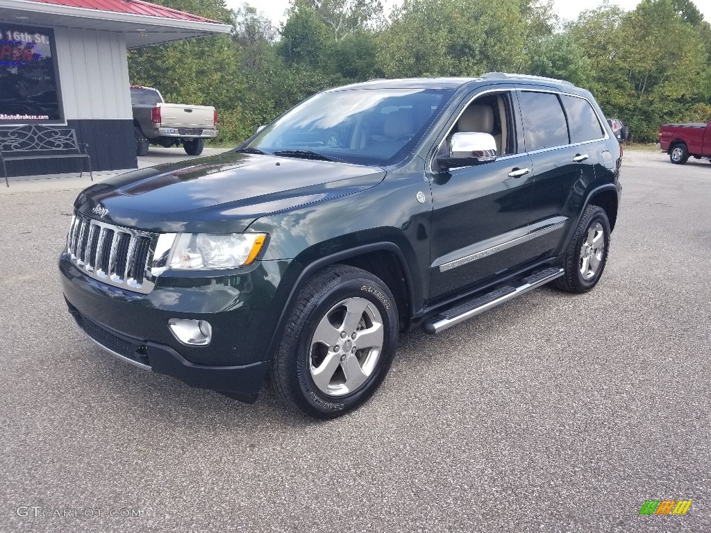 2011 Grand Cherokee Limited 4x4 - Natural Green Pearl / Black/Light Frost Beige photo #1