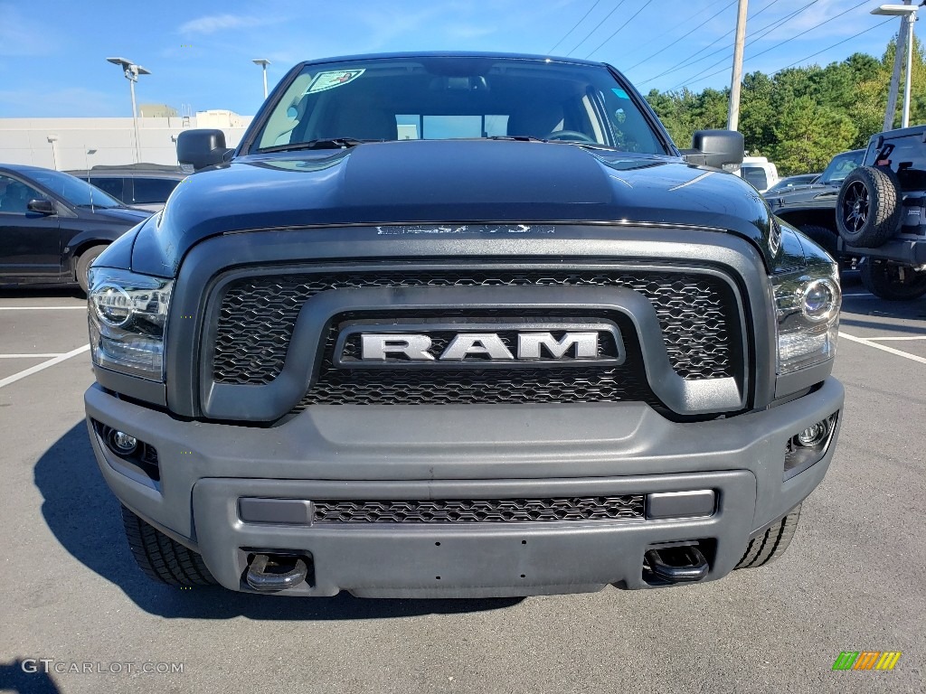 2019 1500 Classic Warlock Quad Cab 4x4 - Diamond Black Crystal Pearl / Black/Diesel Gray photo #2