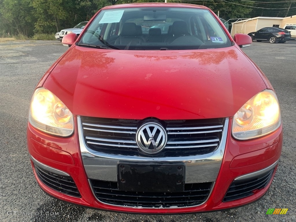 2008 Jetta SE Sedan - Salsa Red / Anthracite Black photo #8