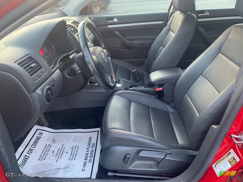 2008 Jetta SE Sedan - Salsa Red / Anthracite Black photo #10