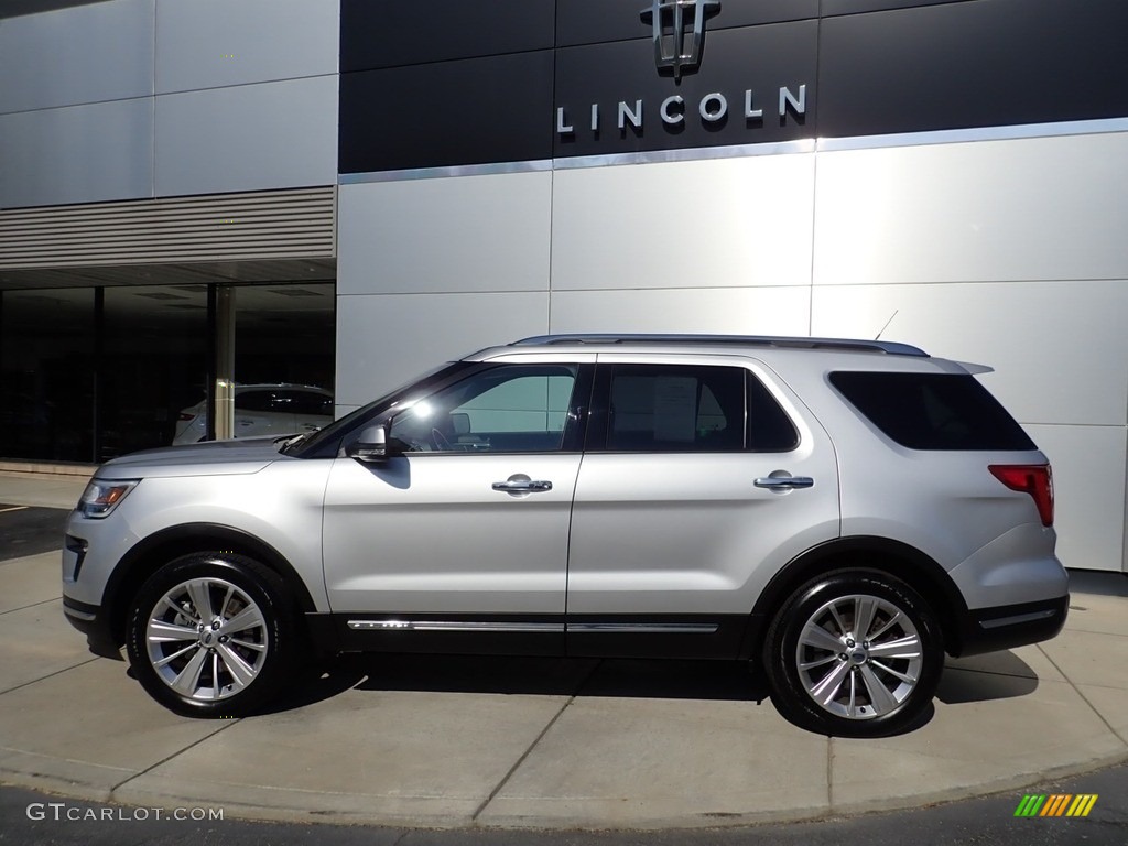 2019 Explorer Limited 4WD - Ingot Silver / Medium Black photo #2