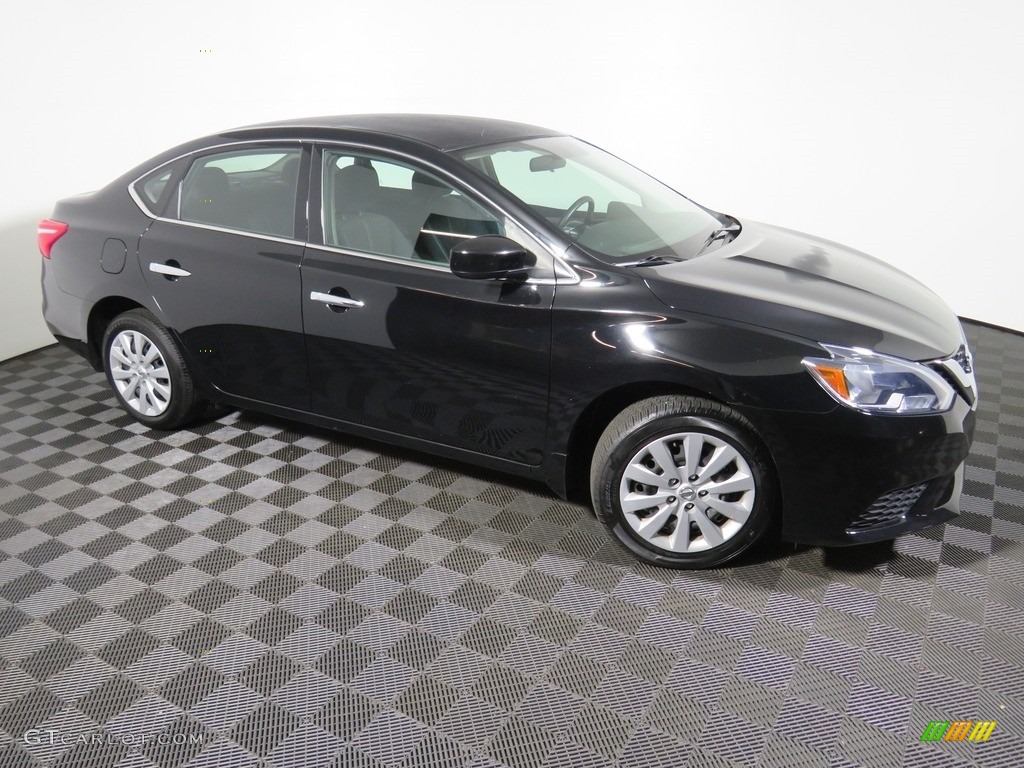 Super Black 2017 Nissan Sentra S Exterior Photo #135293231