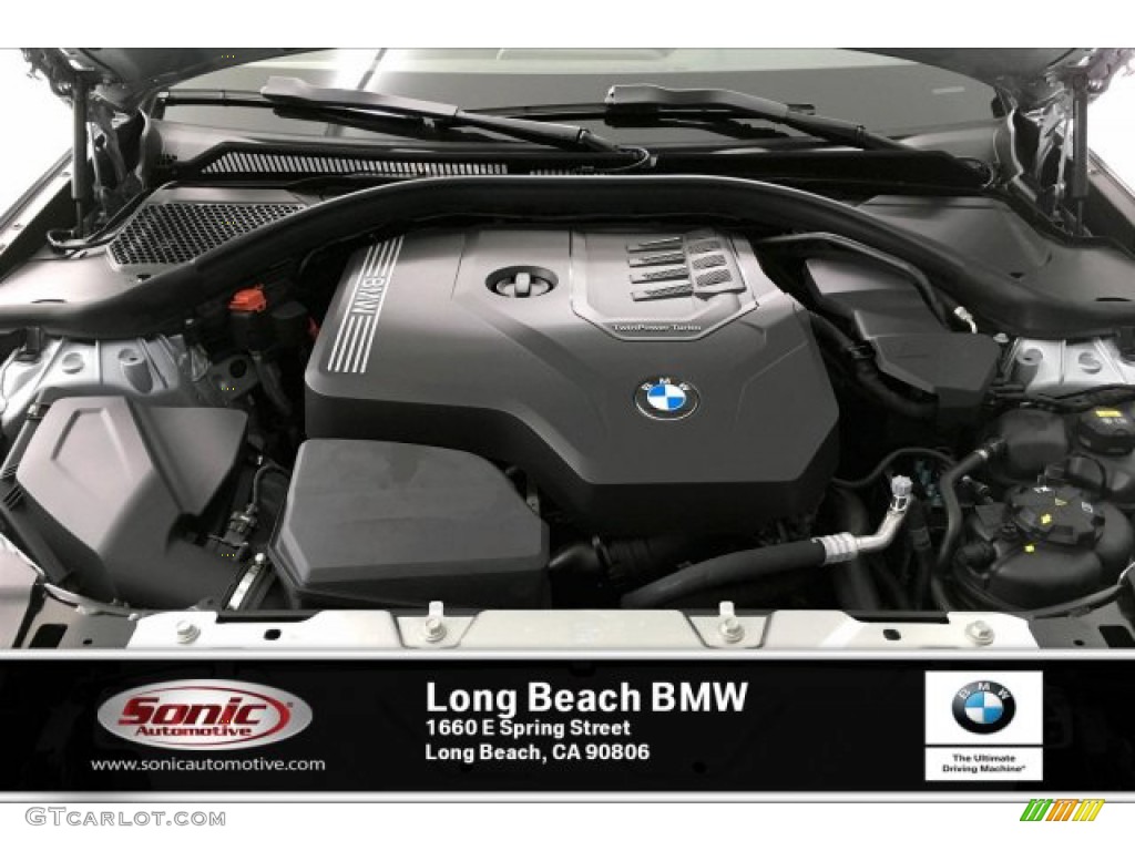 2020 3 Series 330i Sedan - Glacier Silver Metallic / Black photo #8
