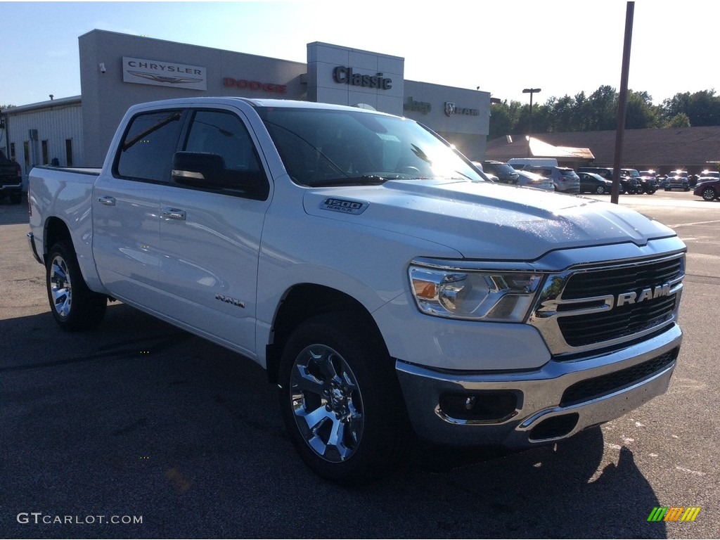 2020 1500 Big Horn Crew Cab 4x4 - Bright White / Black/Diesel Gray photo #1