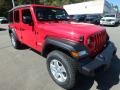 2020 Firecracker Red Jeep Wrangler Unlimited Sport 4x4  photo #8