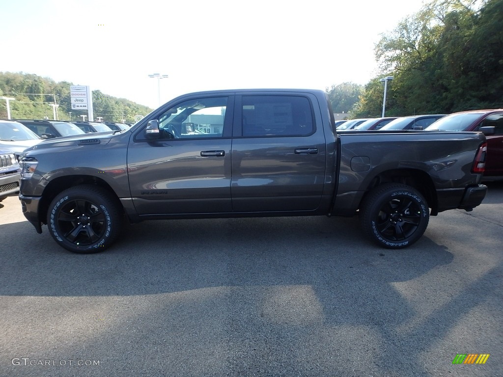 2020 1500 Big Horn Night Edition Crew Cab 4x4 - Granite Crystal Metallic / Black photo #2