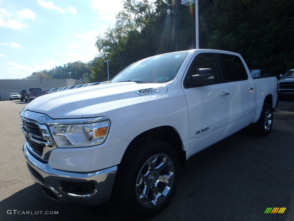 2020 1500 Big Horn Crew Cab 4x4 - Bright White / Black/Diesel Gray photo #1