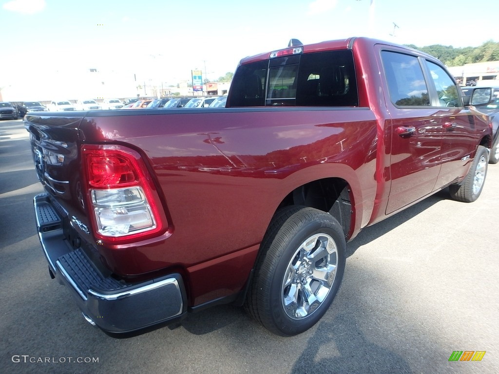 2020 1500 Big Horn Crew Cab 4x4 - Delmonico Red Pearl / Black/Diesel Gray photo #6