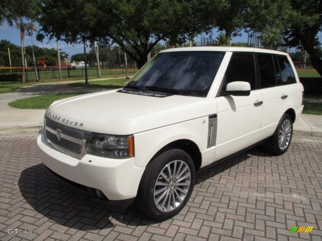 2010 Range Rover HSE - Alaska White / Sand/Jet Black photo #1