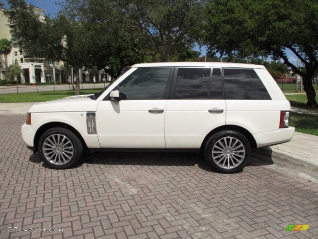 2010 Range Rover HSE - Alaska White / Sand/Jet Black photo #3