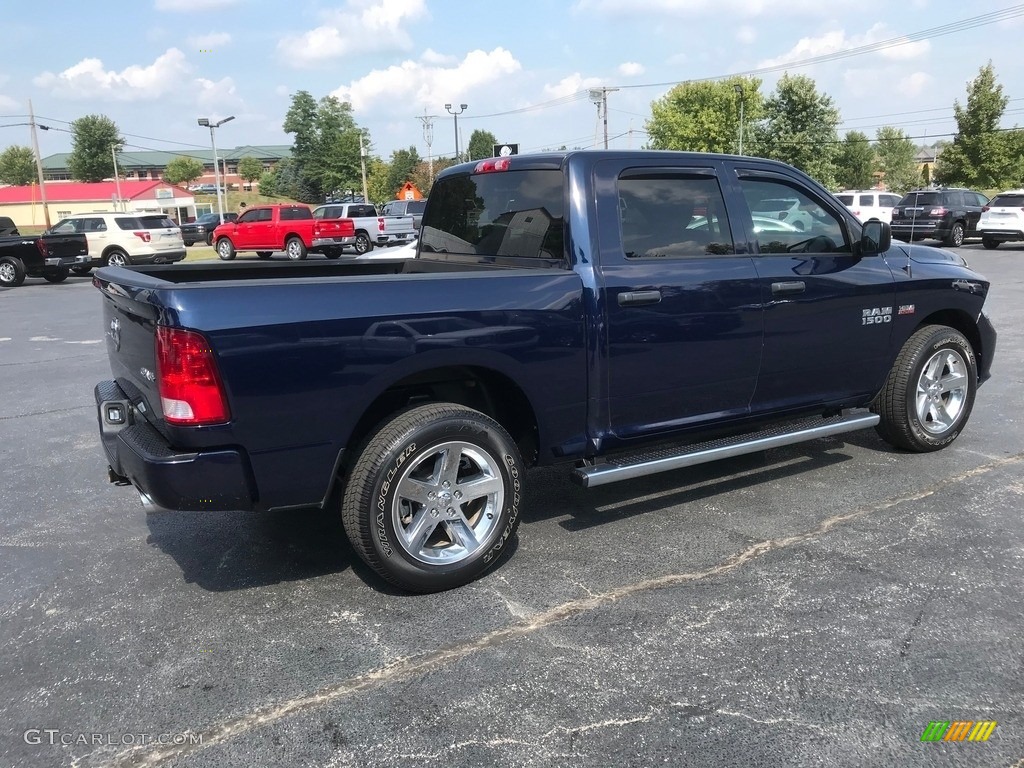 2017 1500 Express Crew Cab 4x4 - True Blue Pearl / Black/Diesel Gray photo #7