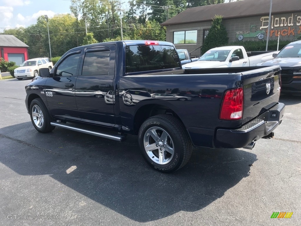 2017 1500 Express Crew Cab 4x4 - True Blue Pearl / Black/Diesel Gray photo #10