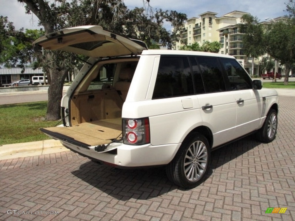 2010 Range Rover HSE - Alaska White / Sand/Jet Black photo #19