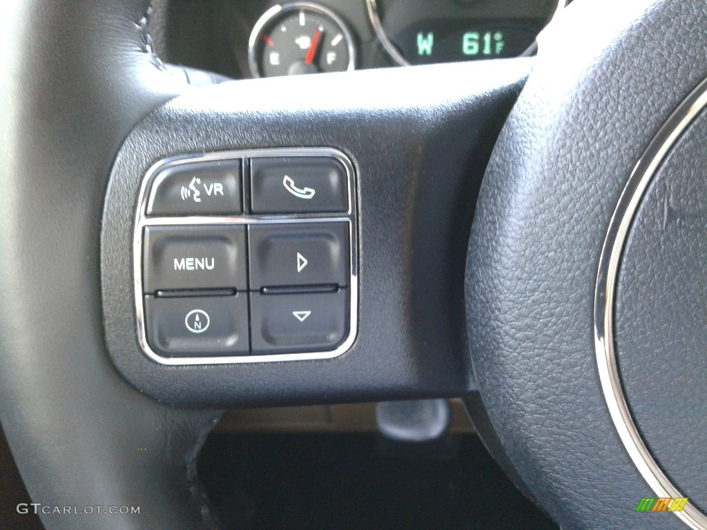 2017 Wrangler Sahara 4x4 - Black / Black/Dark Saddle photo #16