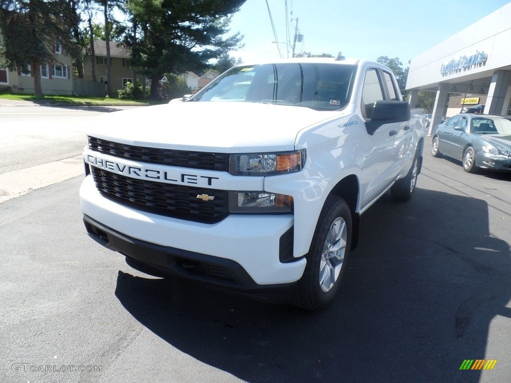 2020 Silverado 1500 Custom Double Cab 4x4 - Summit White / Jet Black photo #2