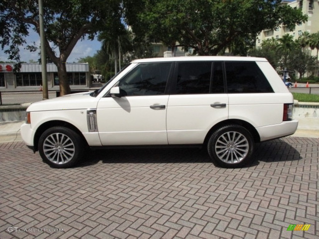 Alaska White 2010 Land Rover Range Rover HSE Exterior Photo #135301475