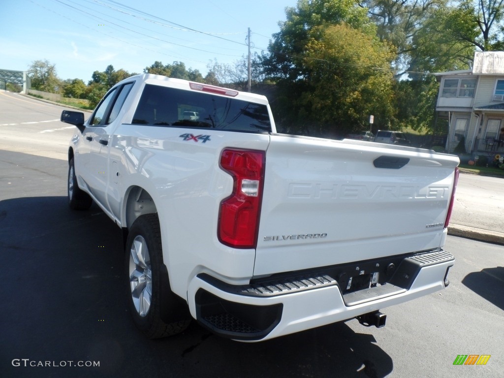 2020 Silverado 1500 Custom Double Cab 4x4 - Summit White / Jet Black photo #8