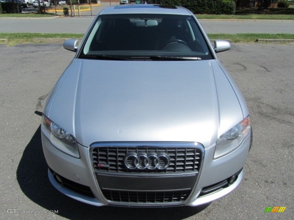 2008 A4 2.0T Special Edition quattro Sedan - Light Silver Metallic / Black photo #5