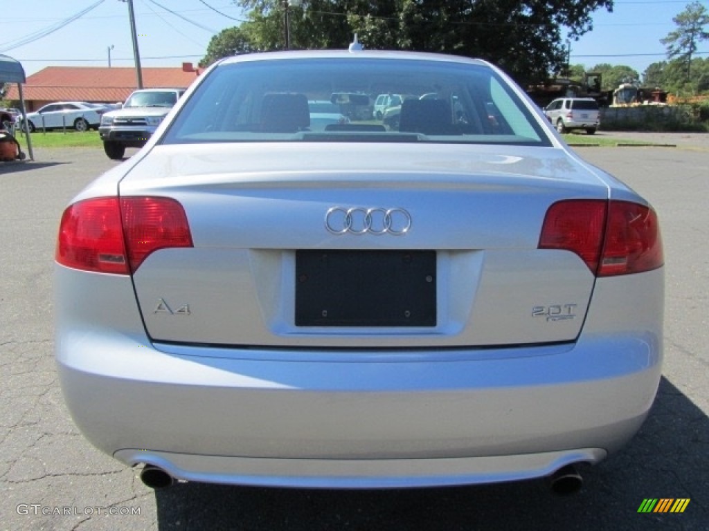 2008 A4 2.0T Special Edition quattro Sedan - Light Silver Metallic / Black photo #9