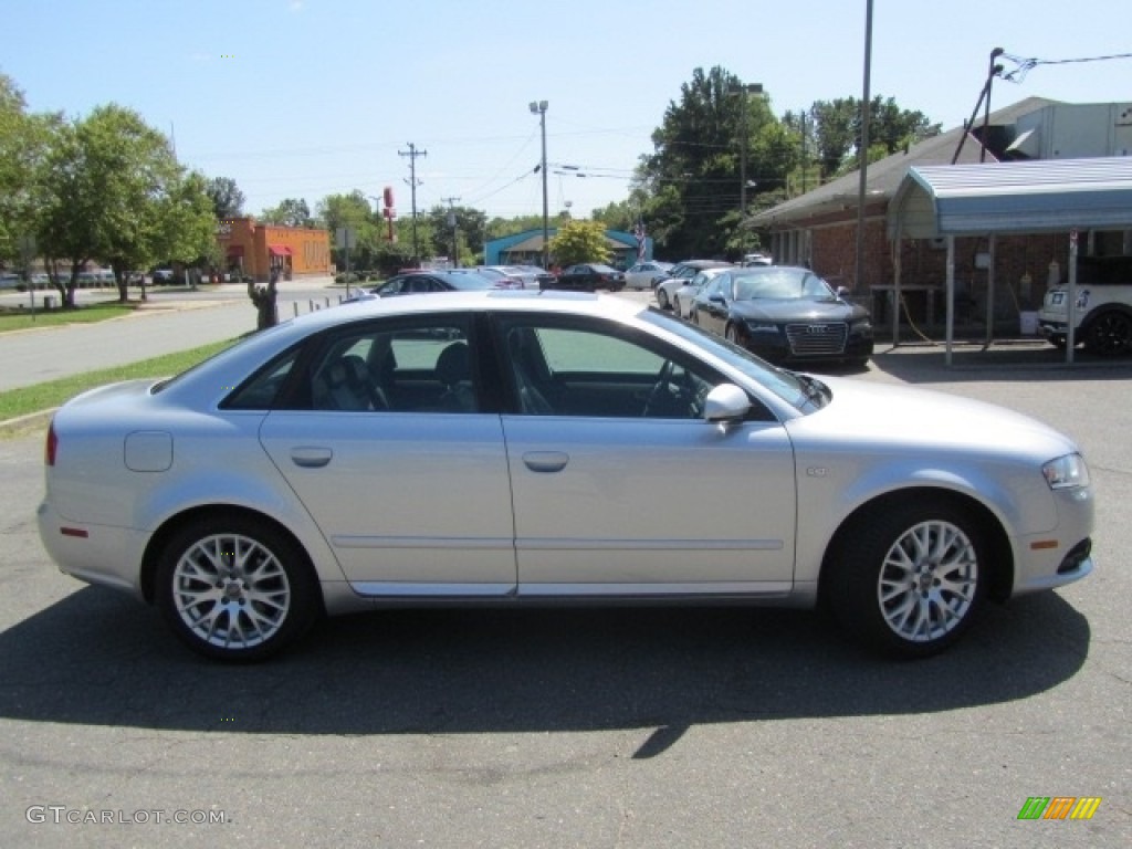 2008 A4 2.0T Special Edition quattro Sedan - Light Silver Metallic / Black photo #11