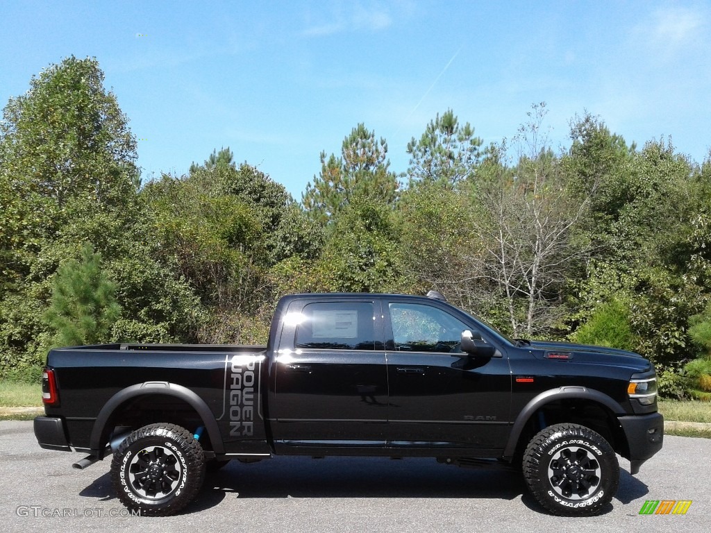 Diamond Black Crystal Pearl 2019 Ram 2500 Power Wagon Crew Cab 4x4 Exterior Photo #135302453