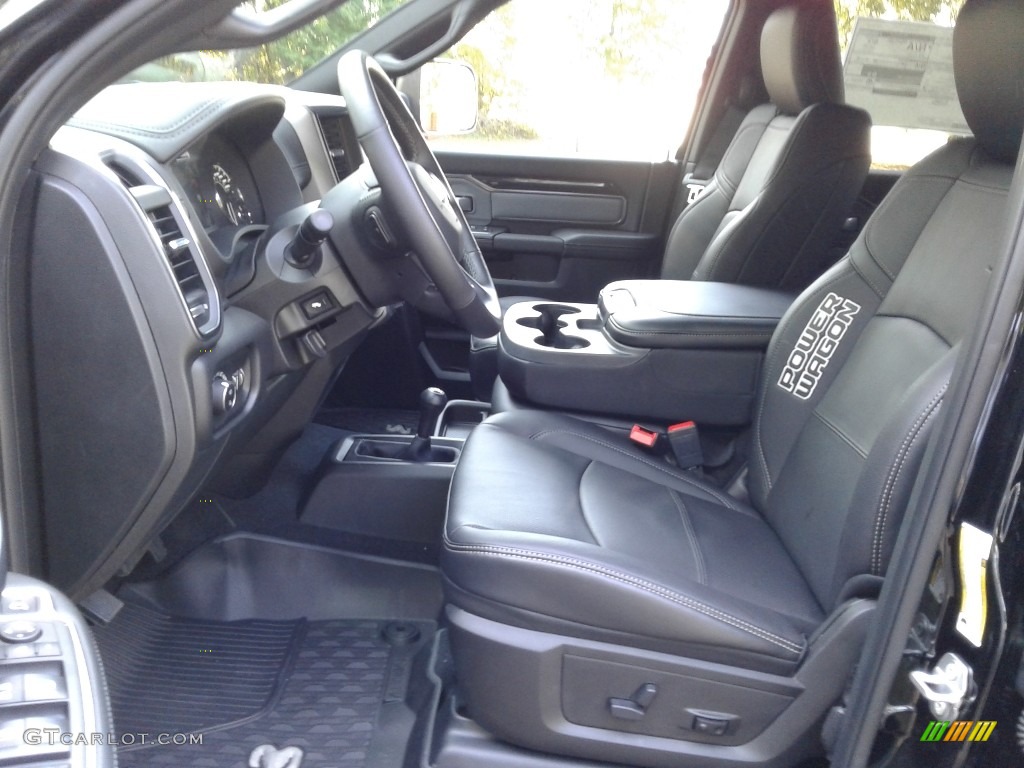 Black Interior 2019 Ram 2500 Power Wagon Crew Cab 4x4 Photo #135302531