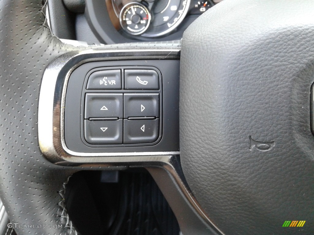 2019 Ram 2500 Power Wagon Crew Cab 4x4 Black Steering Wheel Photo #135302660