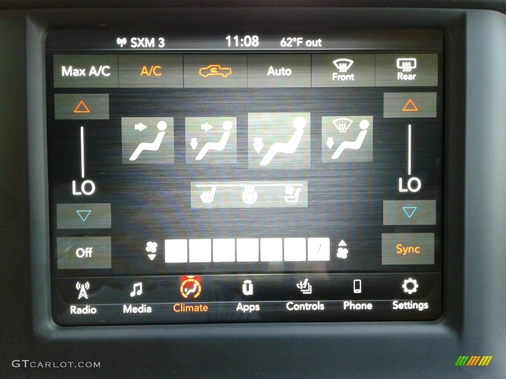 2019 Ram 2500 Power Wagon Crew Cab 4x4 Controls Photo #135302774