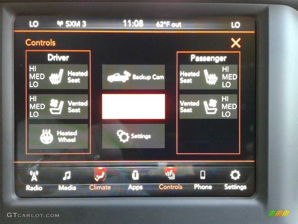 2019 Ram 2500 Power Wagon Crew Cab 4x4 Controls Photo #135302789