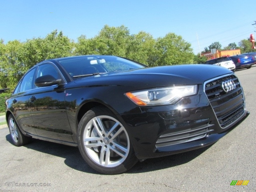 Brilliant Black 2012 Audi A6 3.0T quattro Sedan Exterior Photo #135302945