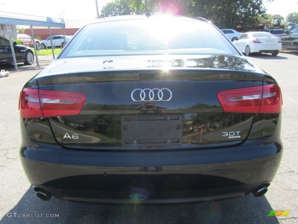 2012 A6 3.0T quattro Sedan - Brilliant Black / Black photo #8